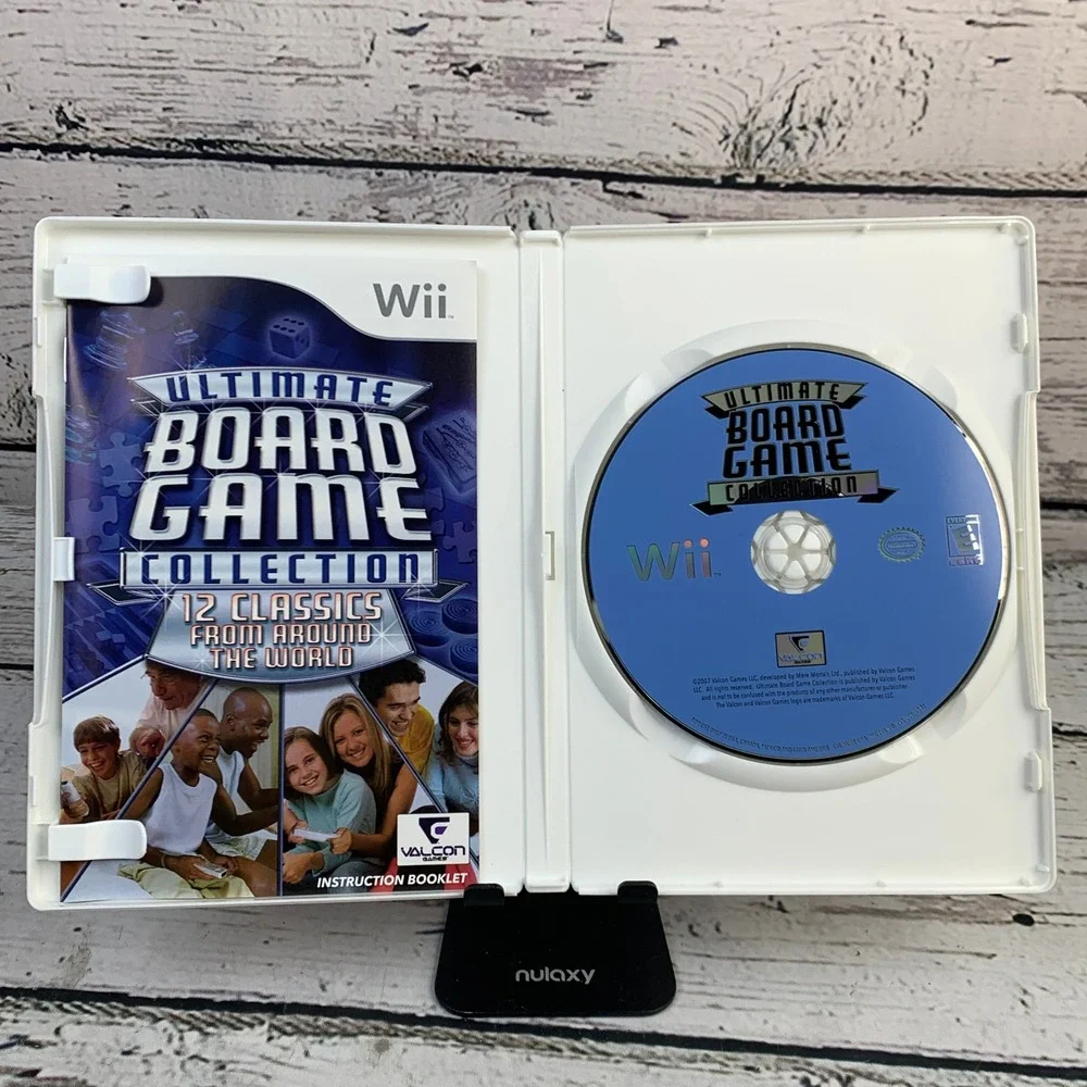 Ultimate Board Game Collection Wii 12‎ Classics Family Fun Tested Complete